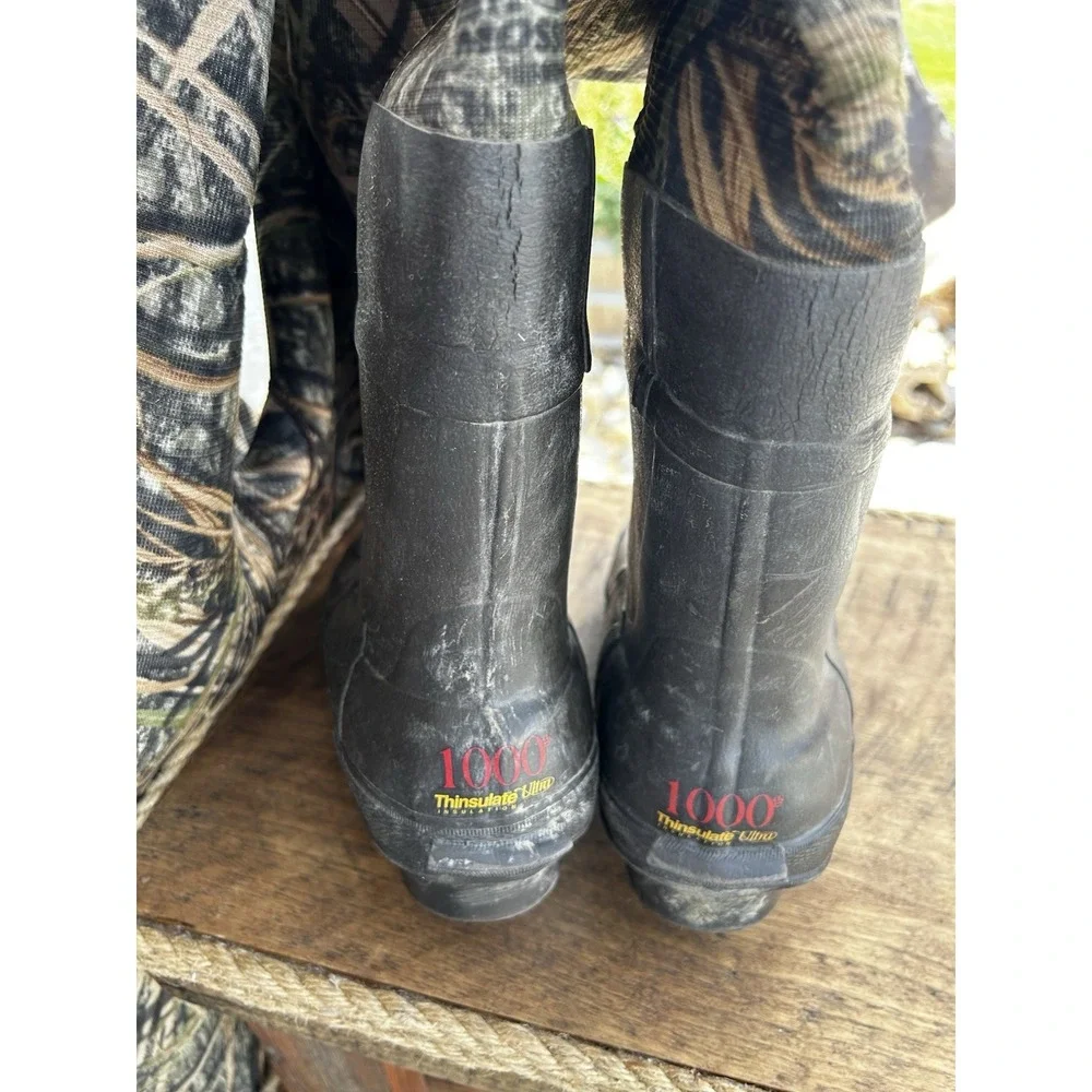 Hodgman Neoprene Chest Waders Size 8 Camo Bootfoot Steel Shank Hunting Fishing